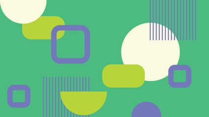 Geometric Abstract Background with Minimal Line