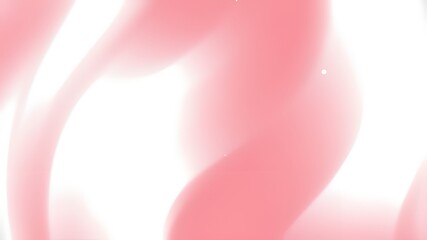 Delicate, flowing curves of soft pink and white.