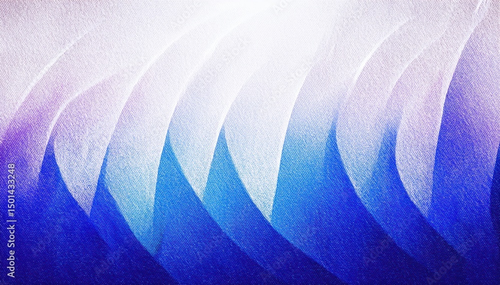 Aufkleber abstract gradient blue wave landscape with halftone texture for web design, branding, or print backg