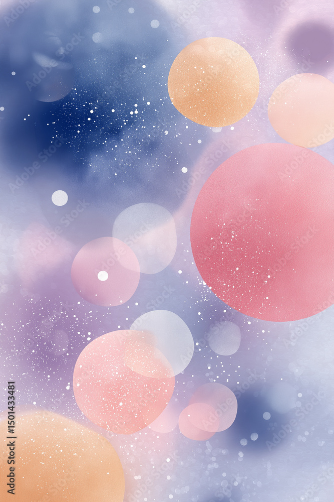 Wall mural a colorful background with a bunch of small circles in different colors