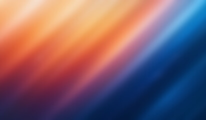 Gradient of Warm and Cool Colors with Abstract Blur Effect