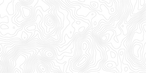 Abstract black and white topographic contours lines of mountains. Topography map art curve drawing. vector illustration.	
