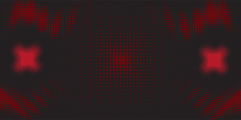 Dark red tech minimal background with abstract stripes and dots