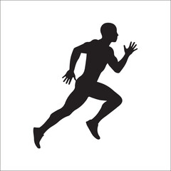 run,silhouette,sport high resolution vector athlete icon for marathon branding gym promotions graphics for digital promotion and social media speed and endurance themes
