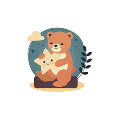 Bear Hugging Star