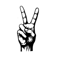 Fototapeta premium peace sign vector 