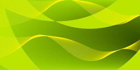 Dynamic Lime Green Gradient with Flowing Curves and Subtle Lines Background offering energy and modern style for vibrant visual impact suitable for designs