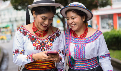 Indigenous women celebrating culture through fashion
