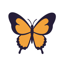 Orange Butterfly Clipart