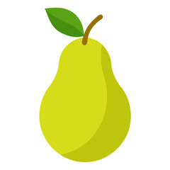 pear isolated on white