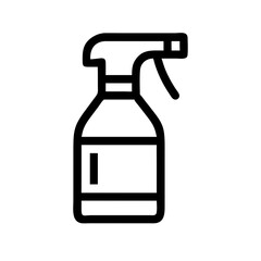 Cleaning spray bottle icon, simple design, for websites and apps