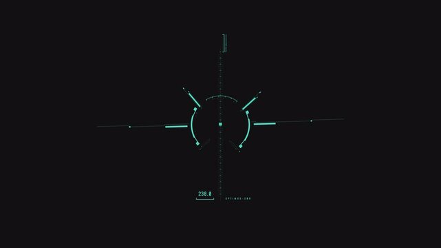 Advanced sci fi target drone point in 4k with transparent background