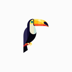 Obraz premium uncommon bird logo design 