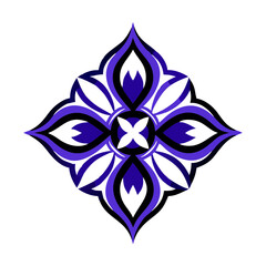 abstract  flower logo 