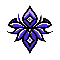 abstract  flower logo 