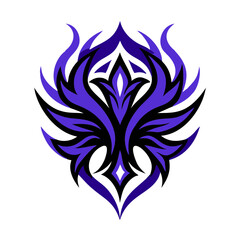 abstract  flower logo 