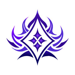 abstract  flower logo 