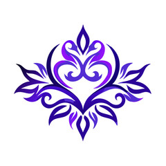 abstract  flower logo 