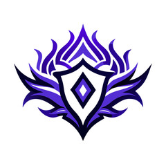 abstract  flower logo 