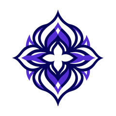 abstract  flower logo 
