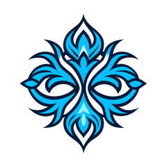 abstract  flower logo 