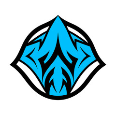 abstract  flower logo 