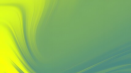 Abstract design with flowing, blended shades of yellow and green.