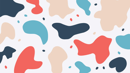 Abstract playful color splash background