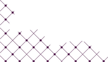 Abstract Grid Corner Decoration