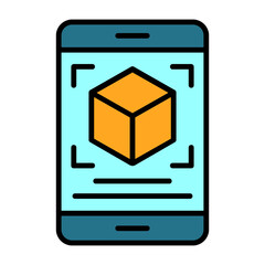 Augmented reality Colorful Icon
