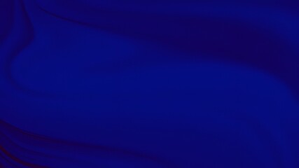 Fototapeta premium Deep blue fabric with flowing folds.