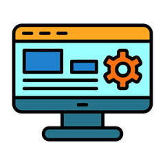 Seo Colorful Icon