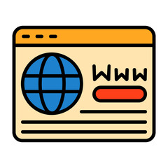Website Colorful Icon