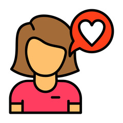 Heart Colorful Icon