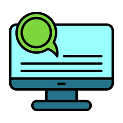 Comment Colorful Icon