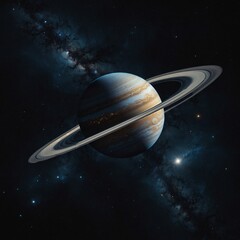 solar system in the night