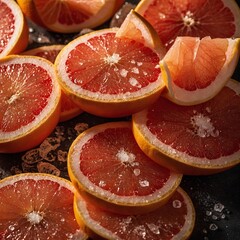 grapefruit and orange
