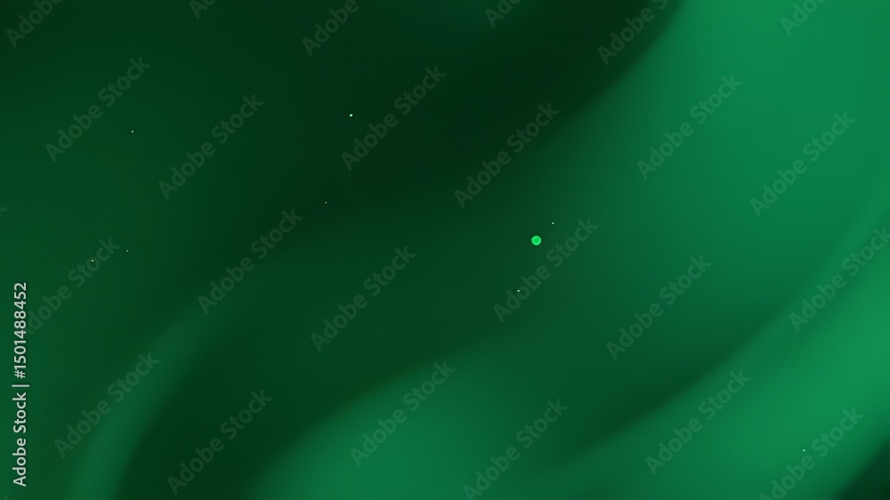 Poster deep emerald green backdrop with subtle texture.