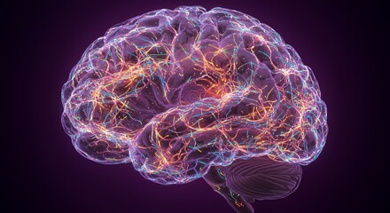 Illuminated Brain: Neural Pathways and Cognitive Processes