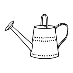 classic watering can vector illustration © Zen20