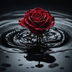 rose and water