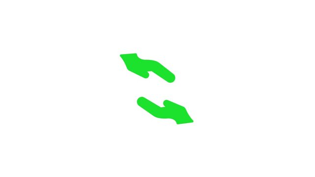 Ramadan Sadaqah icon sign. 4k video white background.