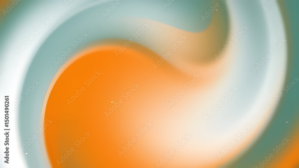 Aufkleber abstract swirl design with soft color gradients.