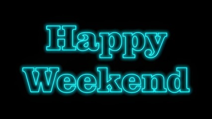 Neon turquoise text reading 