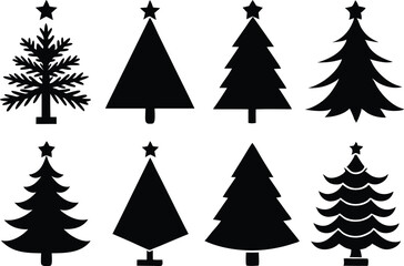 Obraz premium christmas tree set