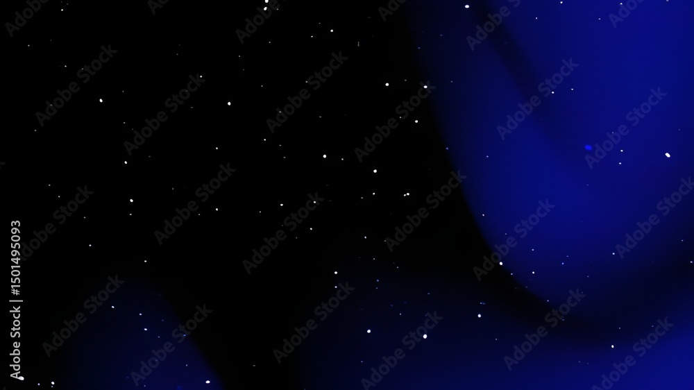 Poster deep space background with scattered light.