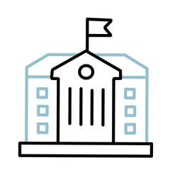 Buildings vector icon