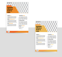  a4 size modern flyer .2 template .business flyer 