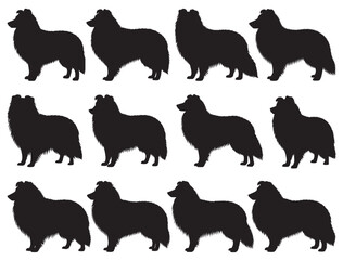 SHETLAND SHEEPDOG SILHOUETTE