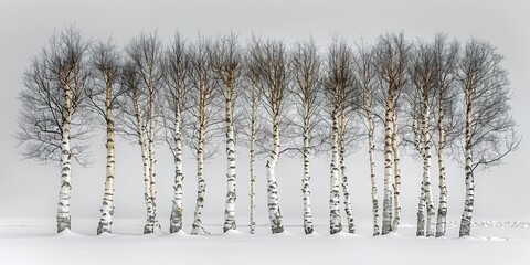 snow covered branches